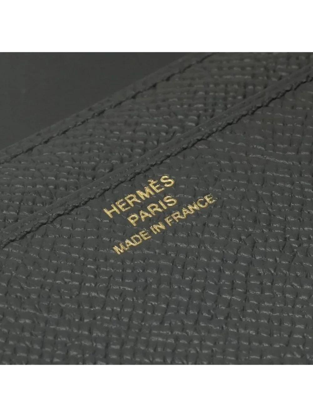 Hermes Constance Wallet Epsom Noir Black Gold Veau